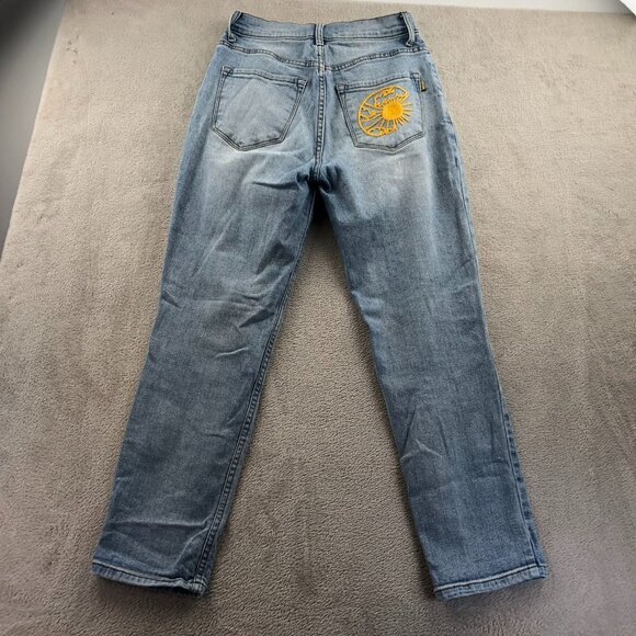 2 Vibrant M.I.U Womens Jeans Size 5 Lot Of Two Pleated Casual Straight Leg - Picture 11 of 16